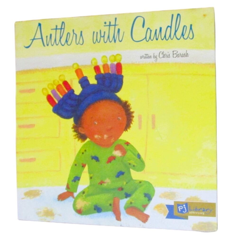 Antlers with Candle by Chris Barash (2015) Paperback Children's Hanukkah Story